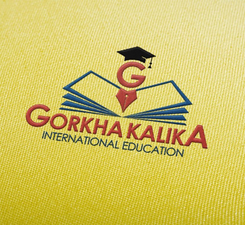 Gorkha-Kalika-International-Education-logo-design