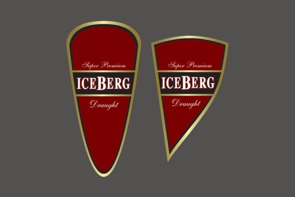 Super Premium Ice Berg Draught by InDesign Media. Beer label design represents the quality of the product itself. Label of the beverage item should be nice.