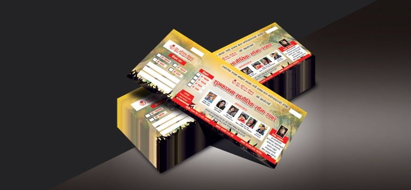 Ghar Aangan Nepal – Event Ticket Design