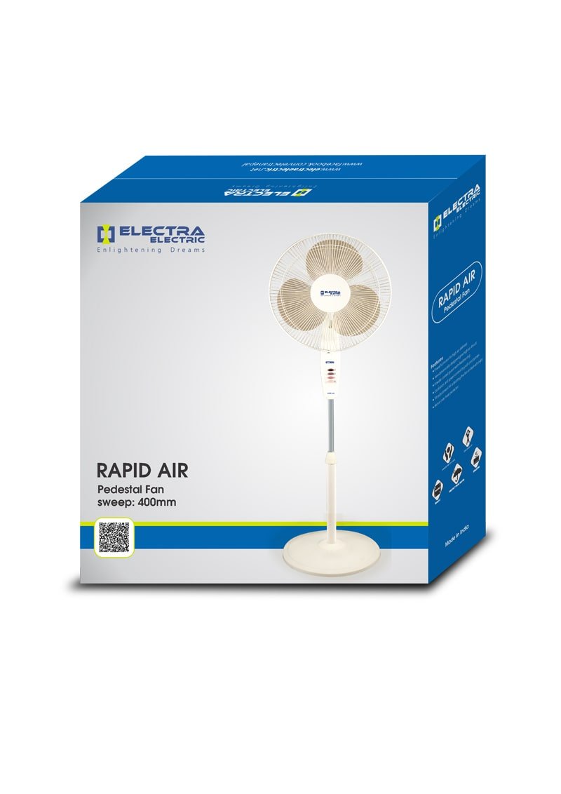 Electra-Electric-Rapid-Air-Pedestal-Fan-product-packaging