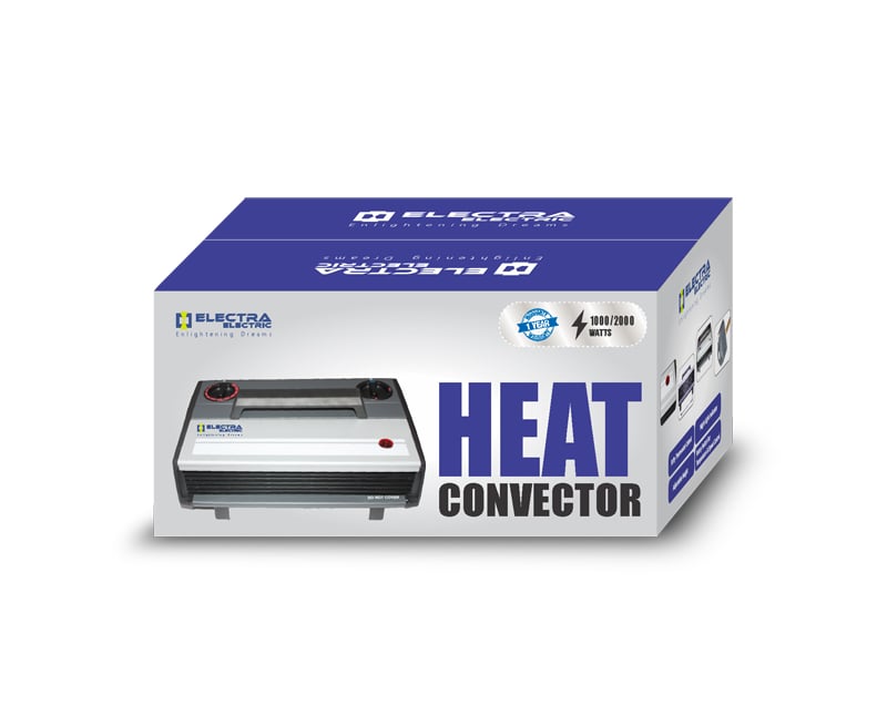 Electra Electric Heat Converter Packaging Design