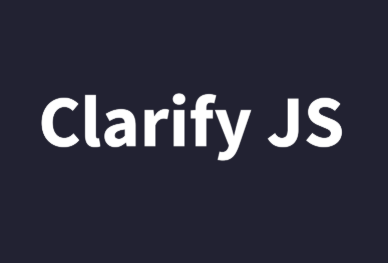 Clarify JS